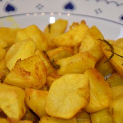 Patate arrosto alla curcuma