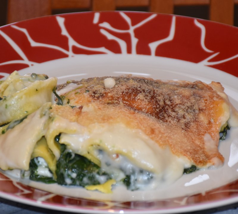 Cannelloni spinaci e robiola