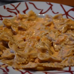 Pasta rosè al salmone affumicato