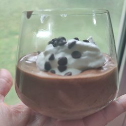 Mousse al cioccolato con panna